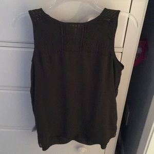 Army green tank top